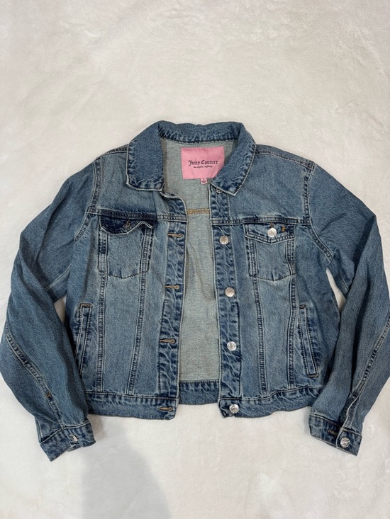 Juicy Couture Jackets & Blazers - Juicy Couture Light Blue Denim Jean Jacket